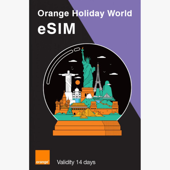 橙色假日世界（10 GB 数据电子模拟）